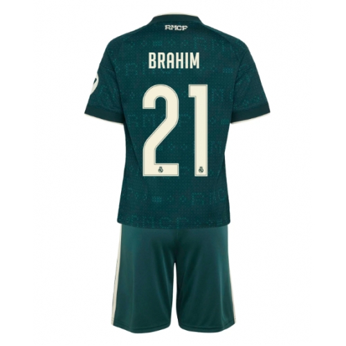 Real Madrid Brahim Diaz #21 Maglia Gara Trasferta Repliche 2026-27 Bambino Maniche Corte Real Madrid Brahim Diaz #21 Maglia Gara Trasferta Repliche 2026-27 Bambino Maniche Corte